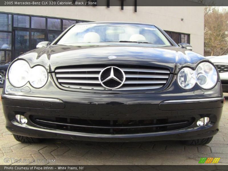 Black / Stone 2005 Mercedes-Benz CLK 320 Cabriolet