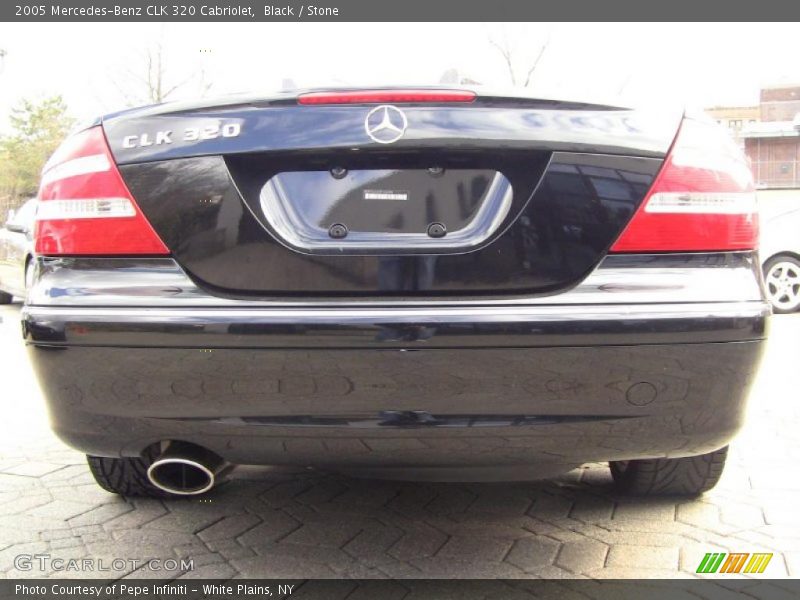 Black / Stone 2005 Mercedes-Benz CLK 320 Cabriolet