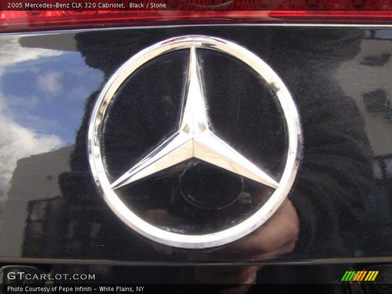 Black / Stone 2005 Mercedes-Benz CLK 320 Cabriolet