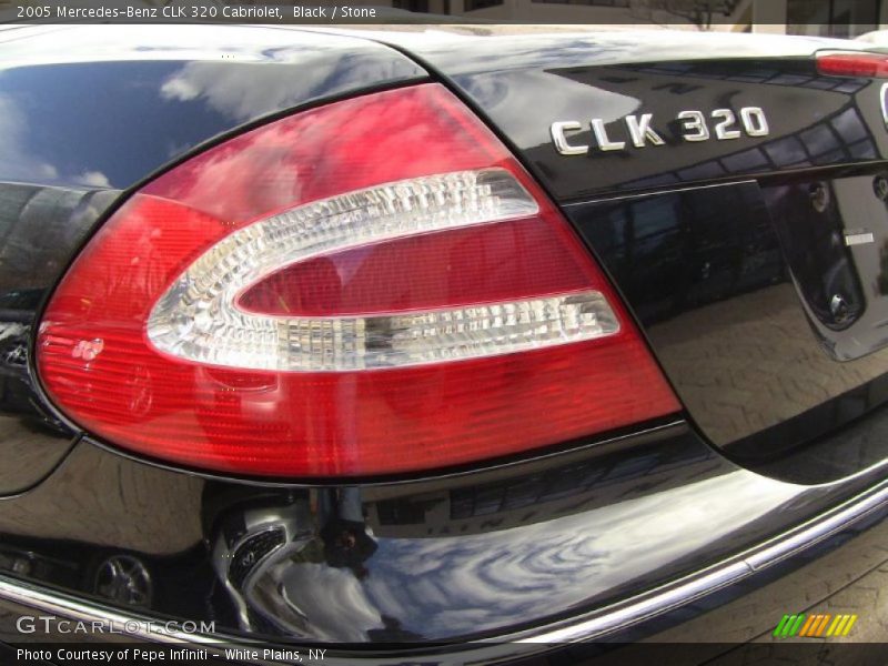 Black / Stone 2005 Mercedes-Benz CLK 320 Cabriolet