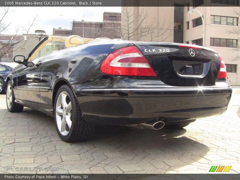 Black / Stone 2005 Mercedes-Benz CLK 320 Cabriolet