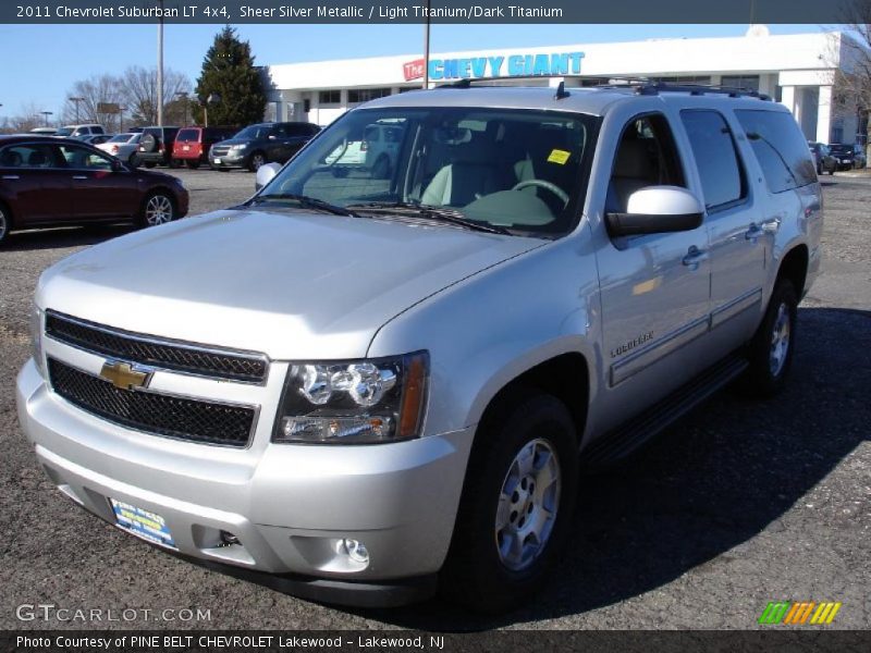 Sheer Silver Metallic / Light Titanium/Dark Titanium 2011 Chevrolet Suburban LT 4x4