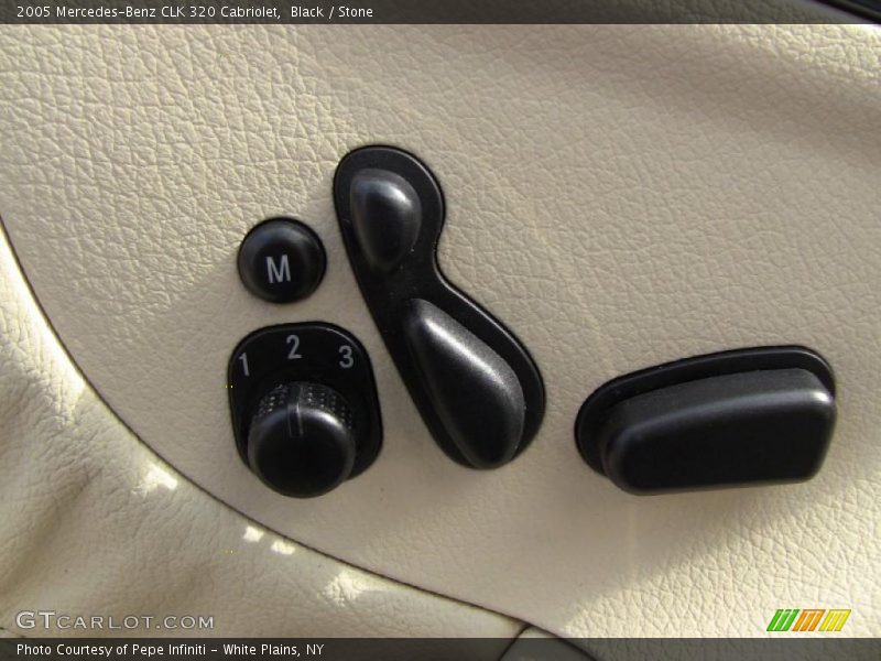 Black / Stone 2005 Mercedes-Benz CLK 320 Cabriolet