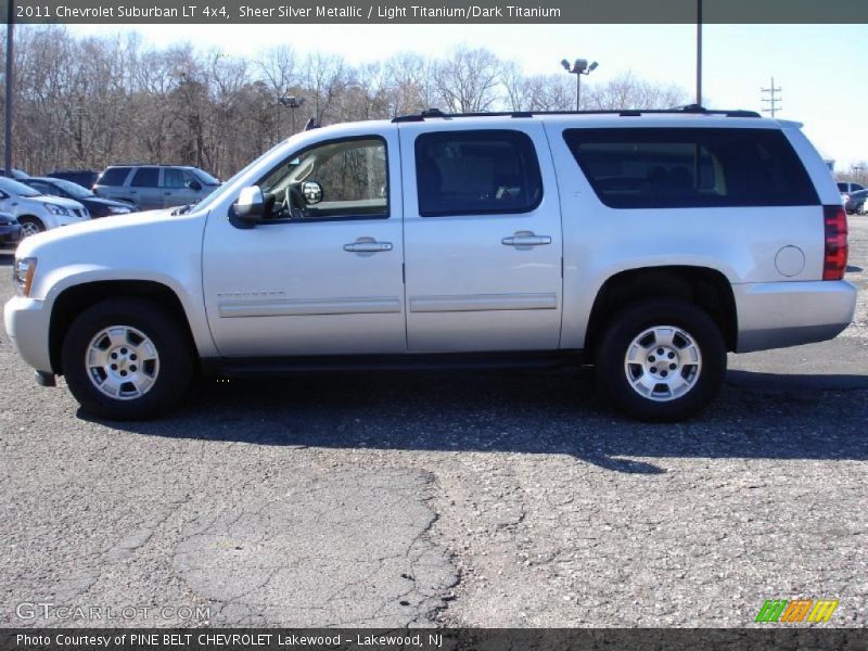Sheer Silver Metallic / Light Titanium/Dark Titanium 2011 Chevrolet Suburban LT 4x4