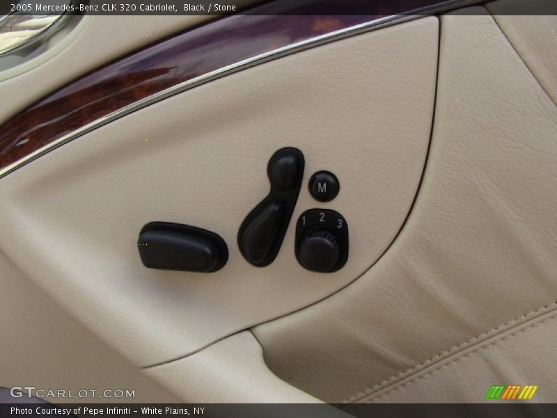 Black / Stone 2005 Mercedes-Benz CLK 320 Cabriolet