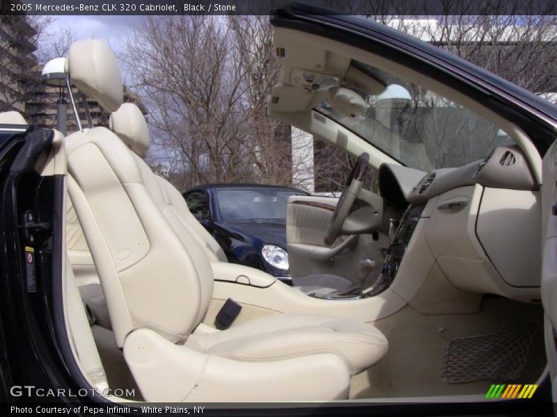 Black / Stone 2005 Mercedes-Benz CLK 320 Cabriolet