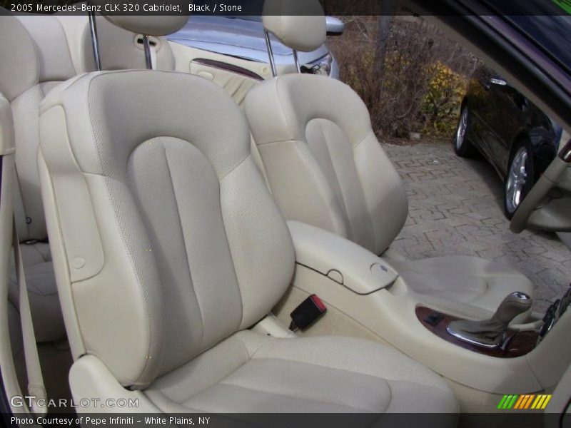 Black / Stone 2005 Mercedes-Benz CLK 320 Cabriolet