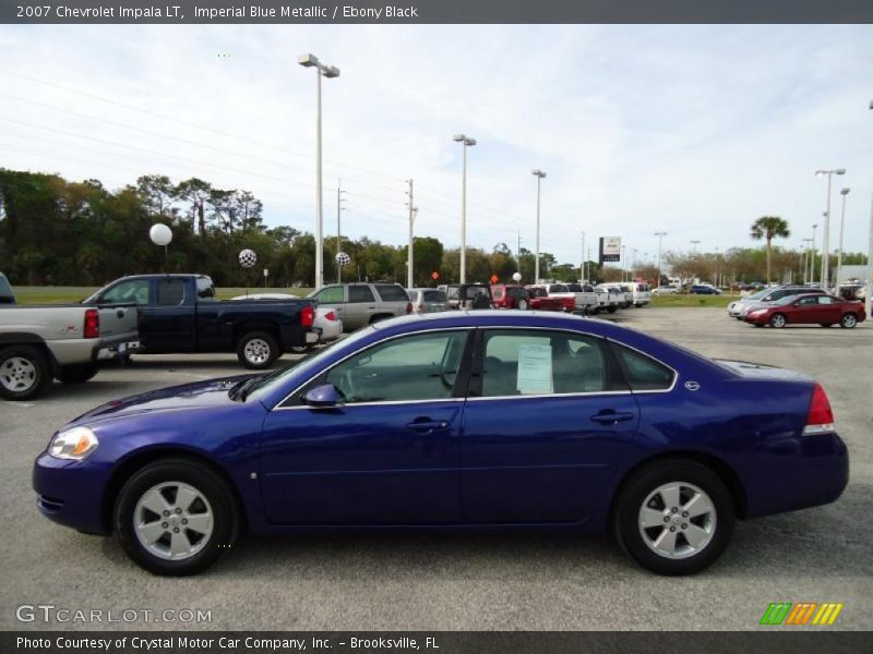 Imperial Blue Metallic / Ebony Black 2007 Chevrolet Impala LT