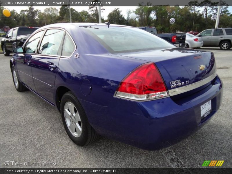 Imperial Blue Metallic / Ebony Black 2007 Chevrolet Impala LT