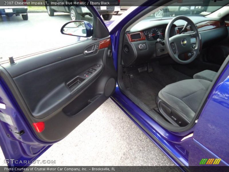 Imperial Blue Metallic / Ebony Black 2007 Chevrolet Impala LT