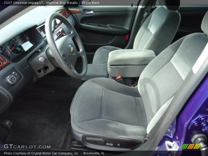 Imperial Blue Metallic / Ebony Black 2007 Chevrolet Impala LT