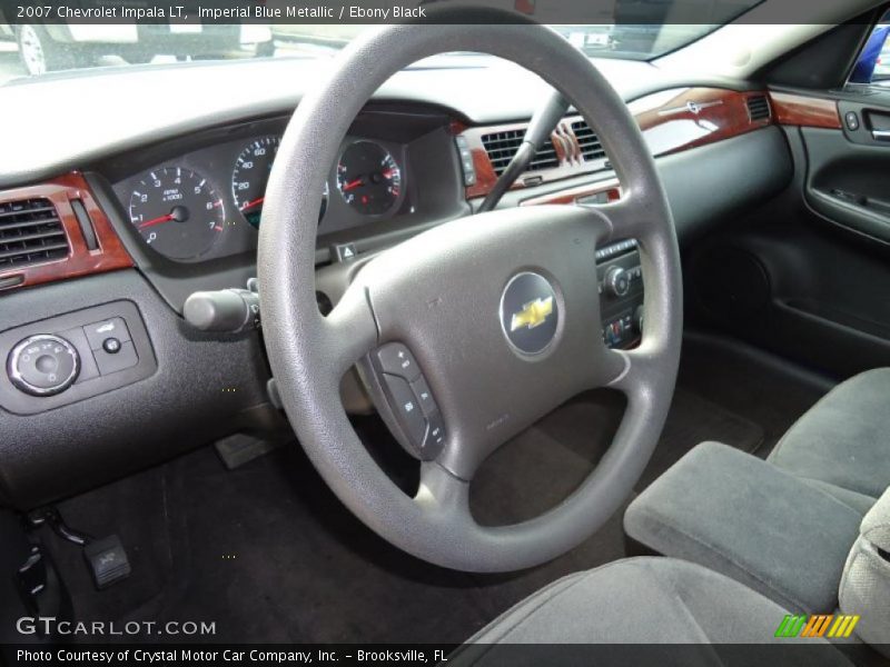 Imperial Blue Metallic / Ebony Black 2007 Chevrolet Impala LT