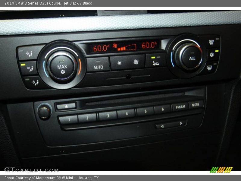 Controls of 2010 3 Series 335i Coupe