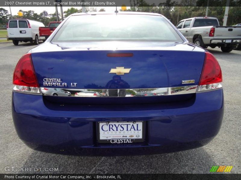Imperial Blue Metallic / Ebony Black 2007 Chevrolet Impala LT