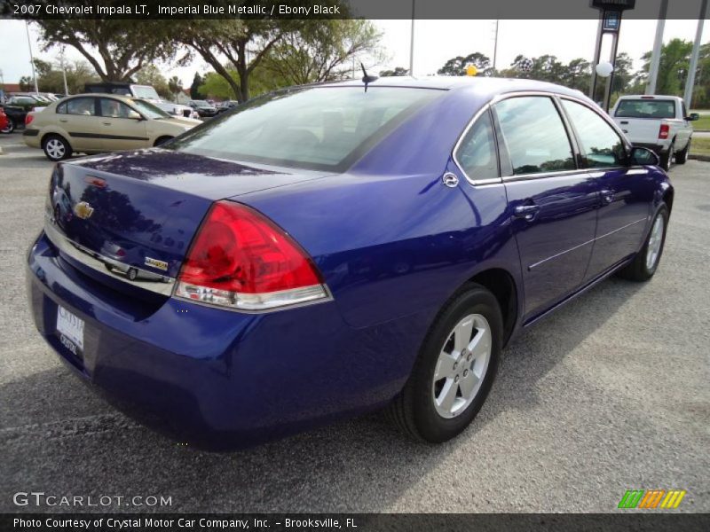 Imperial Blue Metallic / Ebony Black 2007 Chevrolet Impala LT