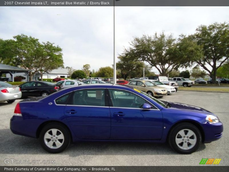 Imperial Blue Metallic / Ebony Black 2007 Chevrolet Impala LT