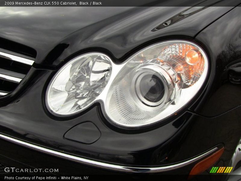 Black / Black 2009 Mercedes-Benz CLK 550 Cabriolet