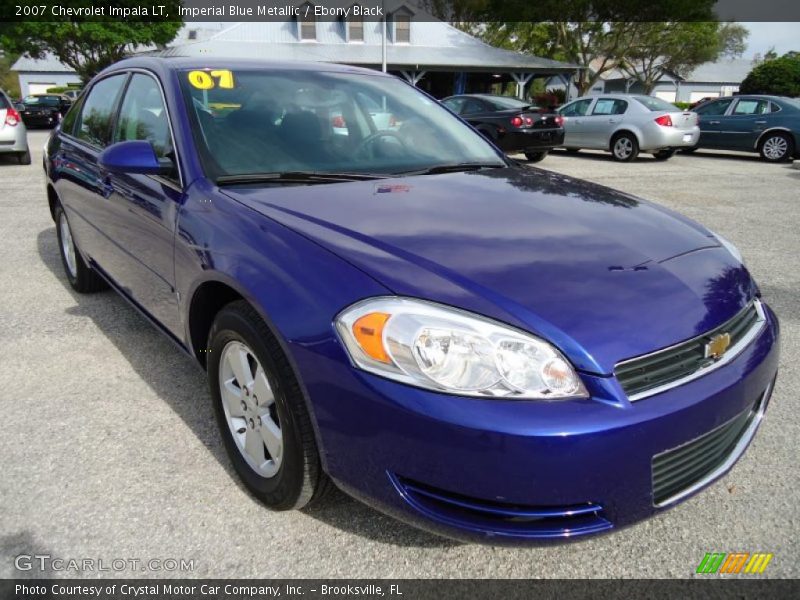 Imperial Blue Metallic / Ebony Black 2007 Chevrolet Impala LT