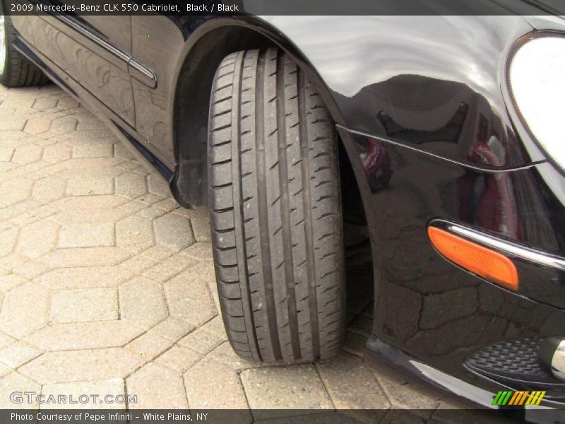 Black / Black 2009 Mercedes-Benz CLK 550 Cabriolet