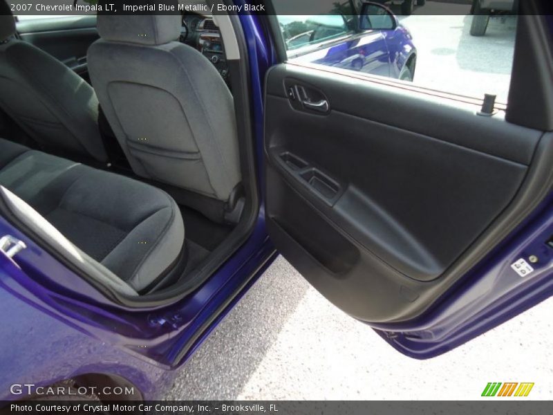 Imperial Blue Metallic / Ebony Black 2007 Chevrolet Impala LT