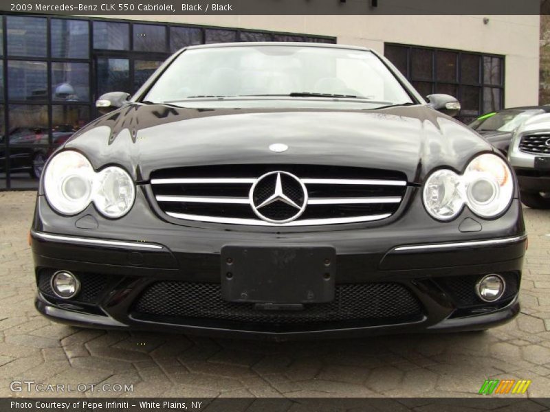 Black / Black 2009 Mercedes-Benz CLK 550 Cabriolet