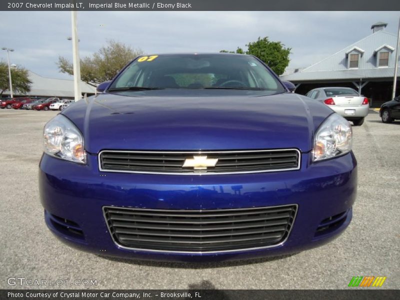 Imperial Blue Metallic / Ebony Black 2007 Chevrolet Impala LT