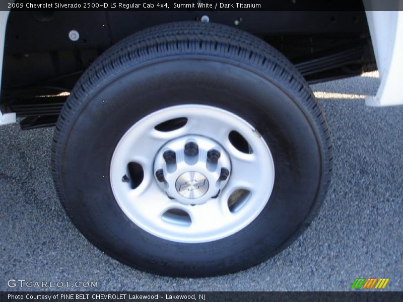 Summit White / Dark Titanium 2009 Chevrolet Silverado 2500HD LS Regular Cab 4x4