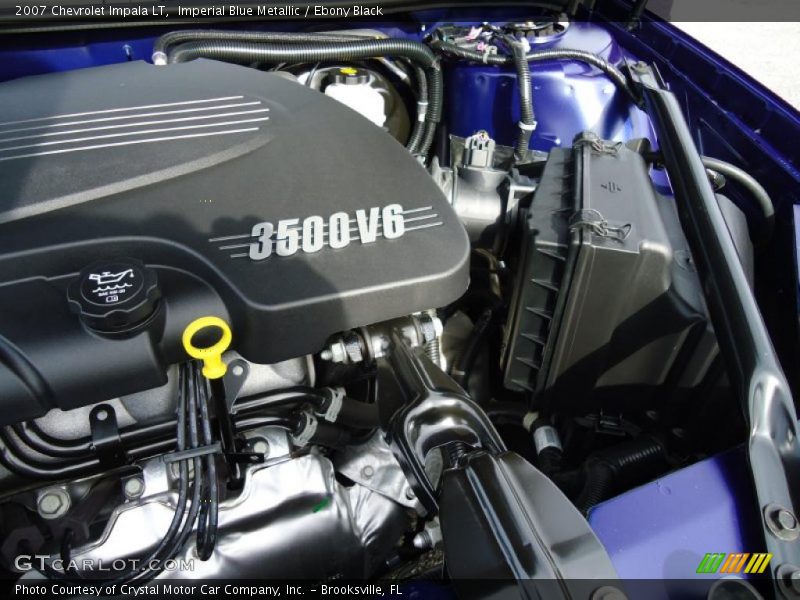 Imperial Blue Metallic / Ebony Black 2007 Chevrolet Impala LT