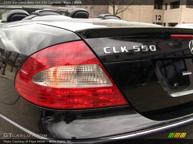 Black / Black 2009 Mercedes-Benz CLK 550 Cabriolet