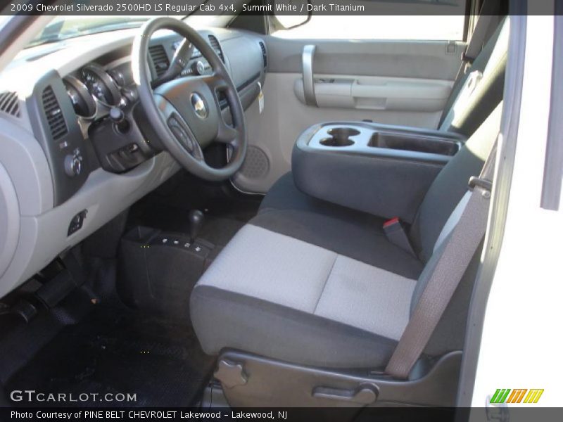 Summit White / Dark Titanium 2009 Chevrolet Silverado 2500HD LS Regular Cab 4x4