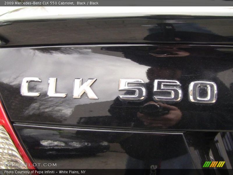 Black / Black 2009 Mercedes-Benz CLK 550 Cabriolet