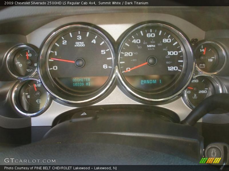 Summit White / Dark Titanium 2009 Chevrolet Silverado 2500HD LS Regular Cab 4x4