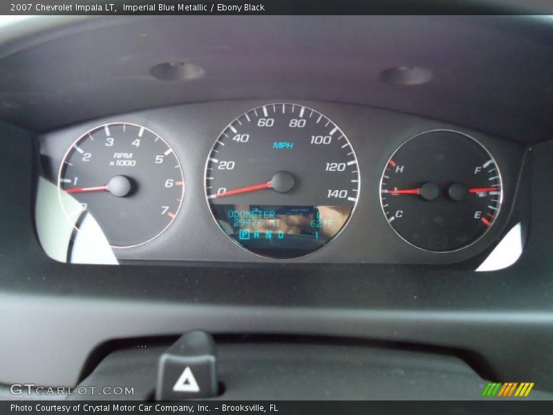 Imperial Blue Metallic / Ebony Black 2007 Chevrolet Impala LT