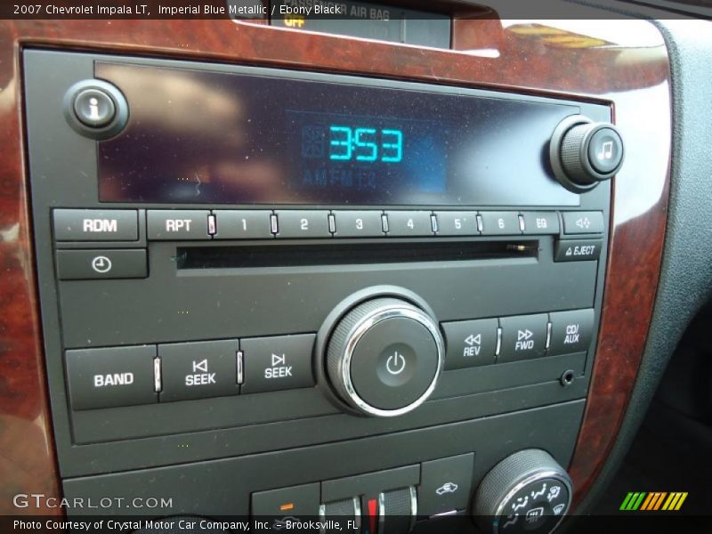 Imperial Blue Metallic / Ebony Black 2007 Chevrolet Impala LT
