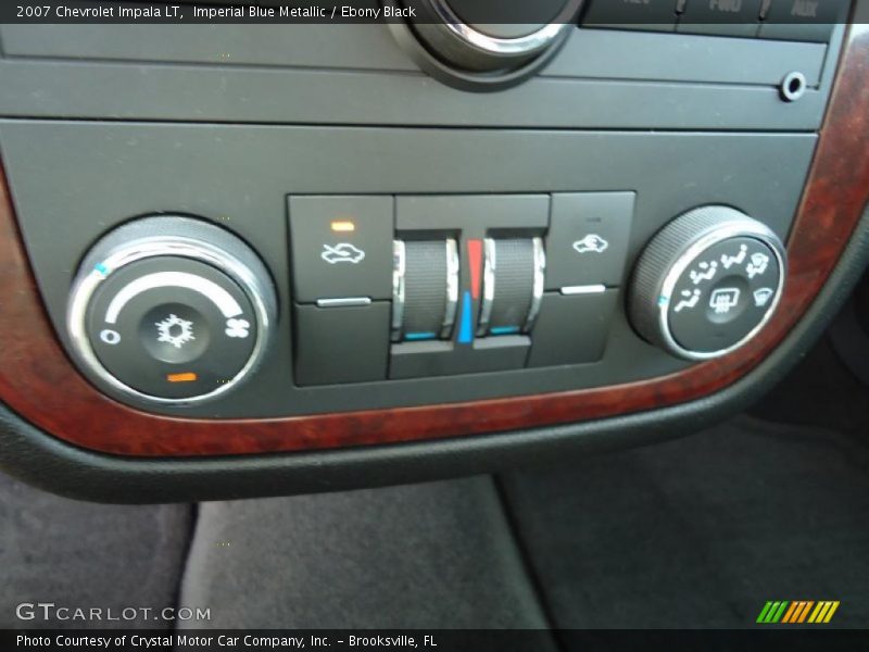 Imperial Blue Metallic / Ebony Black 2007 Chevrolet Impala LT