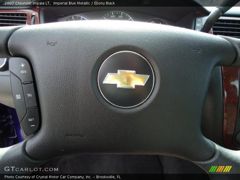 Imperial Blue Metallic / Ebony Black 2007 Chevrolet Impala LT