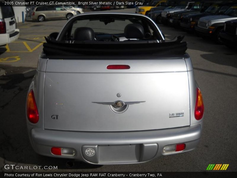 Bright Silver Metallic / Dark Slate Gray 2005 Chrysler PT Cruiser GT Convertible