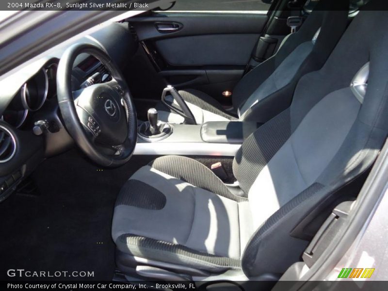Sunlight Silver Metallic / Black 2004 Mazda RX-8