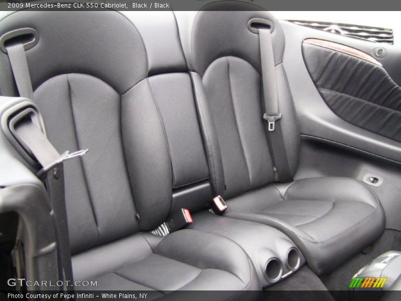  2009 CLK 550 Cabriolet Black Interior