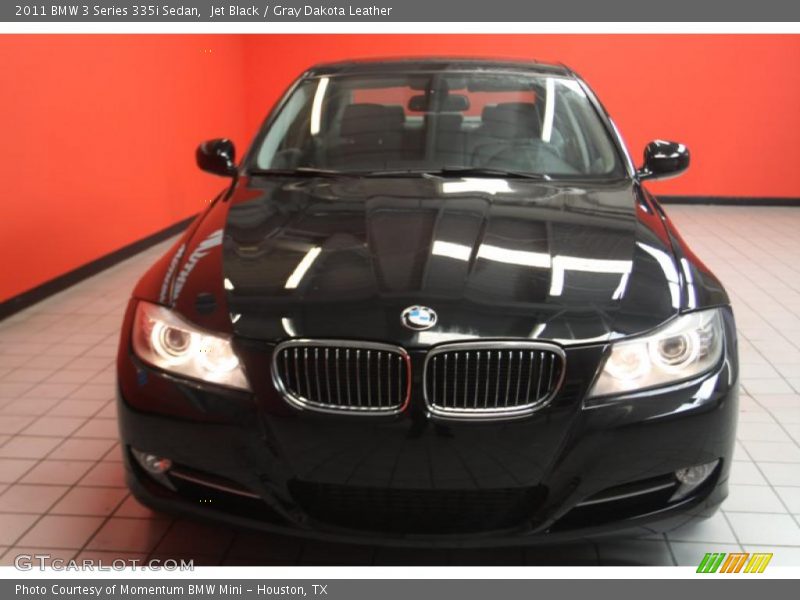 Jet Black / Gray Dakota Leather 2011 BMW 3 Series 335i Sedan