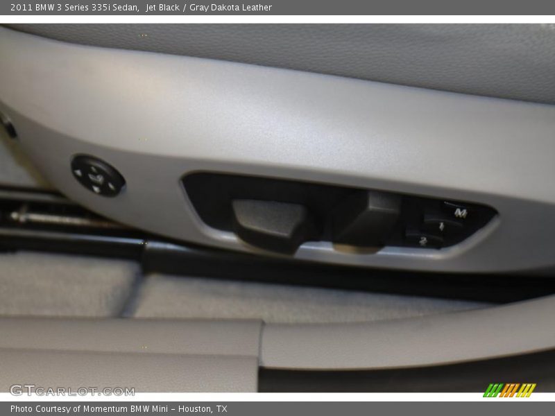 Jet Black / Gray Dakota Leather 2011 BMW 3 Series 335i Sedan