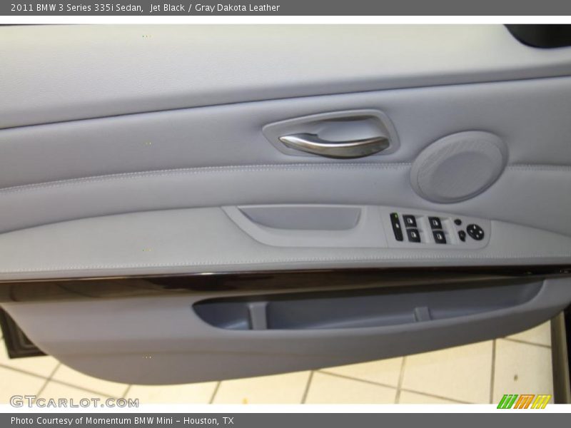 Jet Black / Gray Dakota Leather 2011 BMW 3 Series 335i Sedan