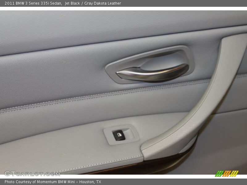 Jet Black / Gray Dakota Leather 2011 BMW 3 Series 335i Sedan
