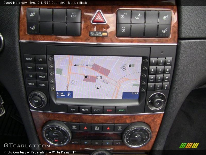 Navigation of 2009 CLK 550 Cabriolet