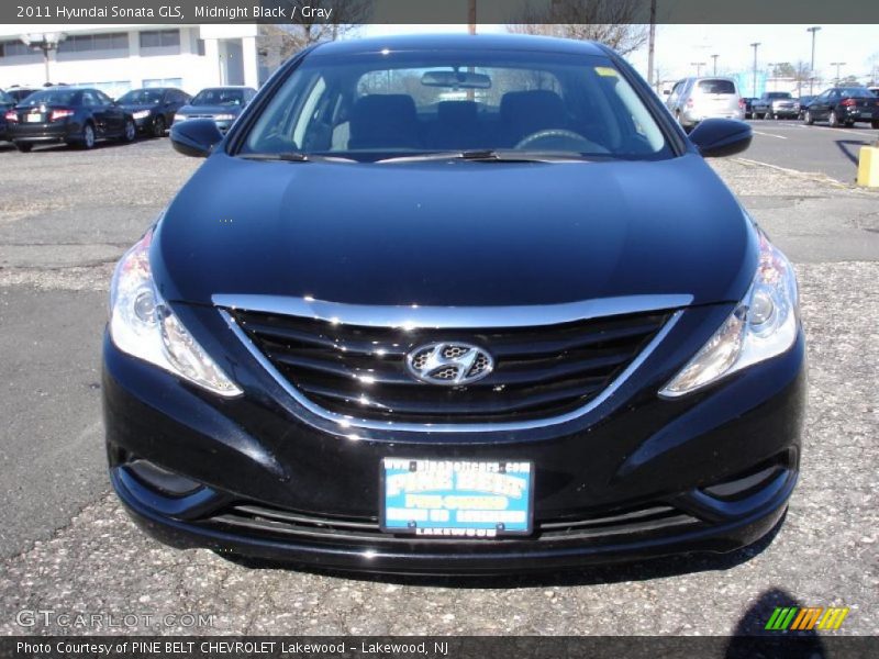Midnight Black / Gray 2011 Hyundai Sonata GLS