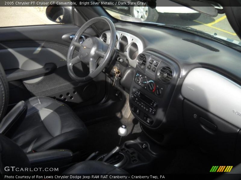 Bright Silver Metallic / Dark Slate Gray 2005 Chrysler PT Cruiser GT Convertible