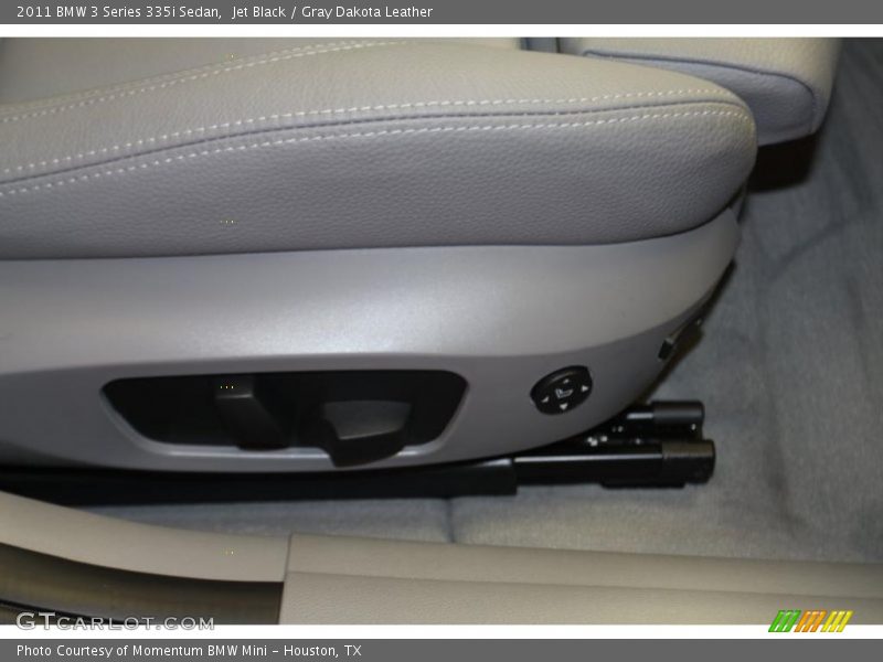 Jet Black / Gray Dakota Leather 2011 BMW 3 Series 335i Sedan