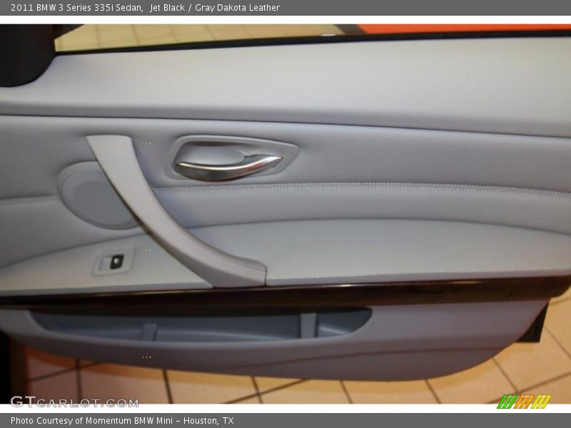 Jet Black / Gray Dakota Leather 2011 BMW 3 Series 335i Sedan
