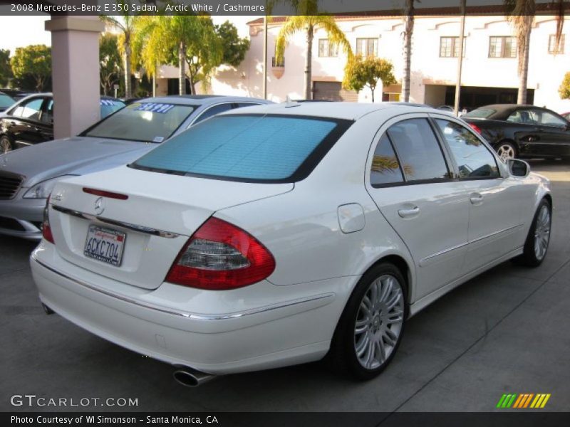 Arctic White / Cashmere 2008 Mercedes-Benz E 350 Sedan