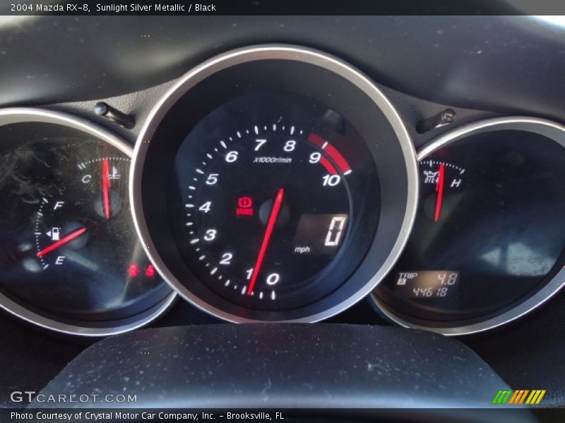 Sunlight Silver Metallic / Black 2004 Mazda RX-8